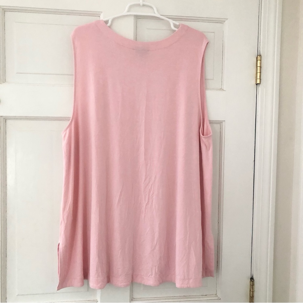 J Jill Tunic Shirt light pink women's plus size 3X Whatever coquette - Picture 2 of 4